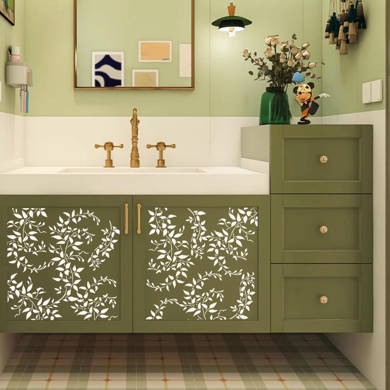 Vine Stencil Branch Stencil Leaf Stencils for Painting Wall, Wood,