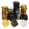 300 Pcs Plastic Gold Coins Pirate Coins Coins for Pirate