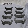 RAYANA Left Right Front Rear Brake Pads Compatible for Polaris