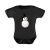 generic snowman with cylinder snow winter - baby bodysuit -