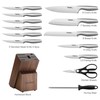 Knife Block Set, Kitchen Knife Sets with Block, FIKSHOT Knives