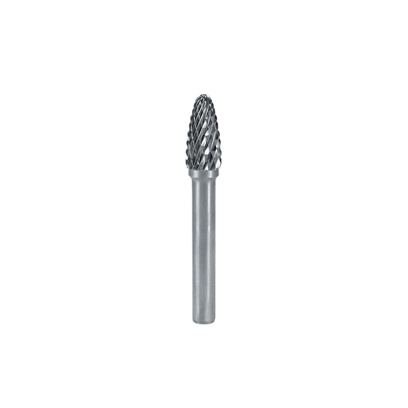 Ruko 116032 Carbide Metal Grinding Bit HM Shape F Rounded