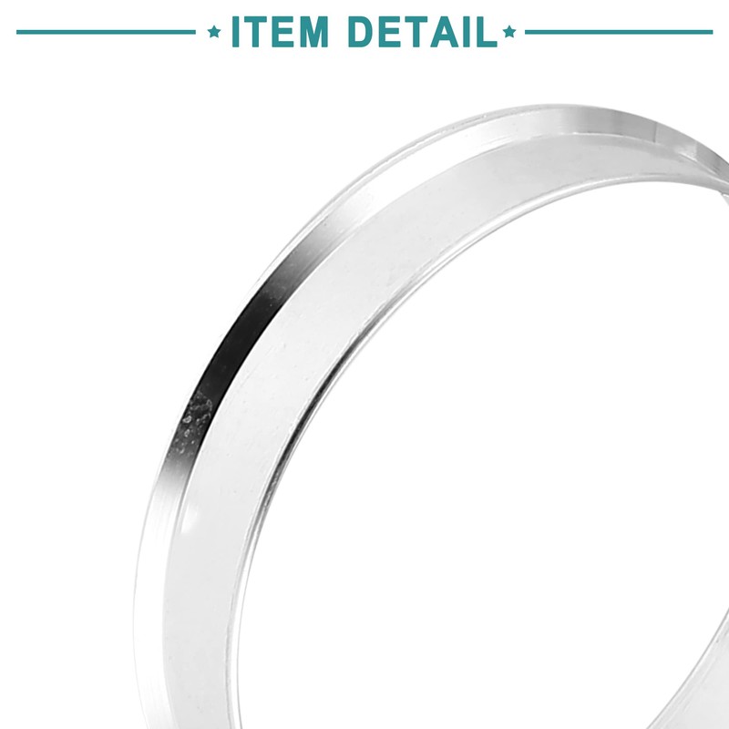ACROPIX 56.1 to 54.1mm Hub Centric Rings Silver Tone -