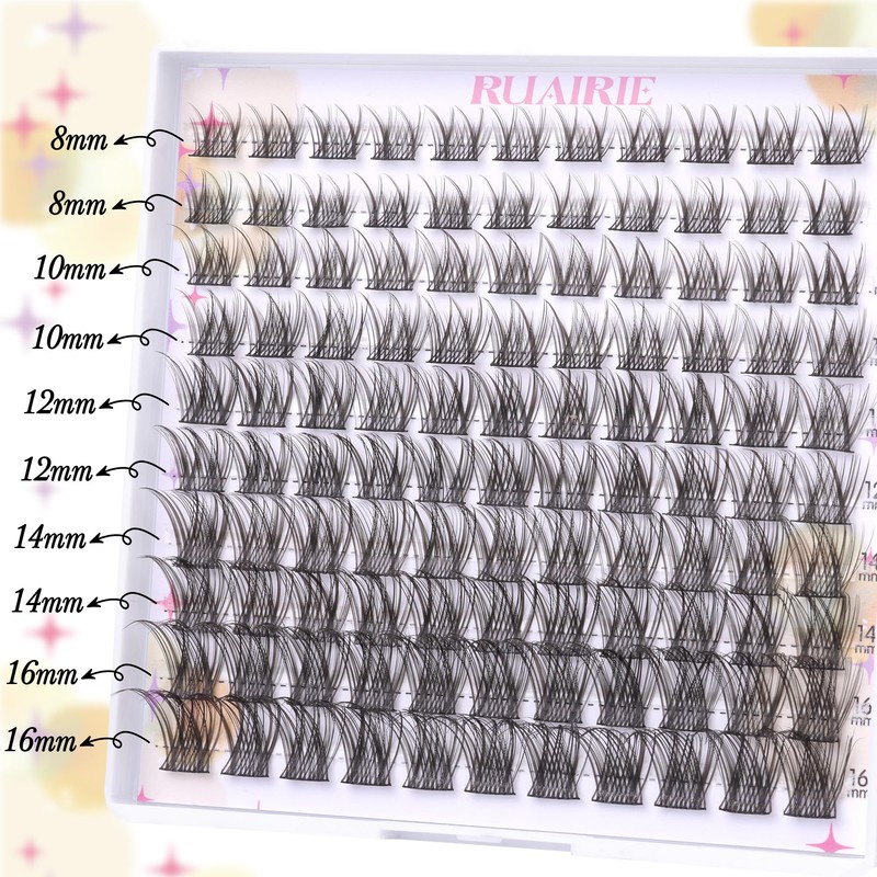 Ruairie Lash Clusters Eyelash Extensions Wispy Eyelash Clusters Lash Extension