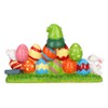 Easter Eggs Bunny Ornament Waterproof Resin Eggs Bunny Centerpiece Adorable