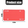 KHGUZ 2PCS Silicone License Plate Frames, Rust Proof US Car