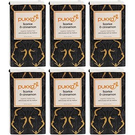 (6 PACK) - Pukka Herbs - Licorice & Cinnamon | 20 sachet | 6 PACK BUNDLE