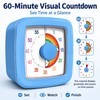 60-Minute Visual Timer for Kids & Kitchen – Silent Countdown
