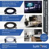 Lumonic CAT7 Patchkabel S/FTP 2m | RJ45 | Schwarz Blau