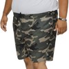 D555 Mens Kody Big Tall All Over Print Swim Shorts