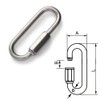 6mm Quick Link (Large Opening) - A4 (Marine Grade) Stainless