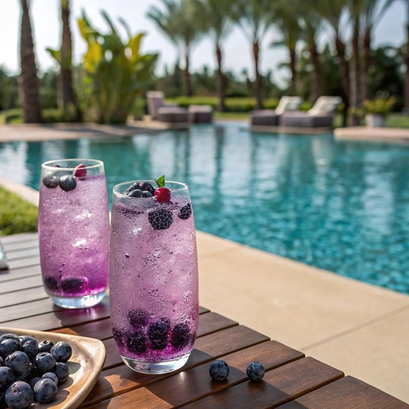 Happy Being Sparkling Nutrient-Rich Blueberry White Tea – Infused with