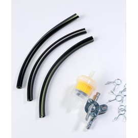 Flaconi Motorcycle Fuel Filter, Fuel Hose Set, Vacuum Hose Car, Fuel Tap Filter, Fuel Tank, Fuel Switch and Fuel Filter, Compatible with a Variety of Motorcycle, Car, Scooter