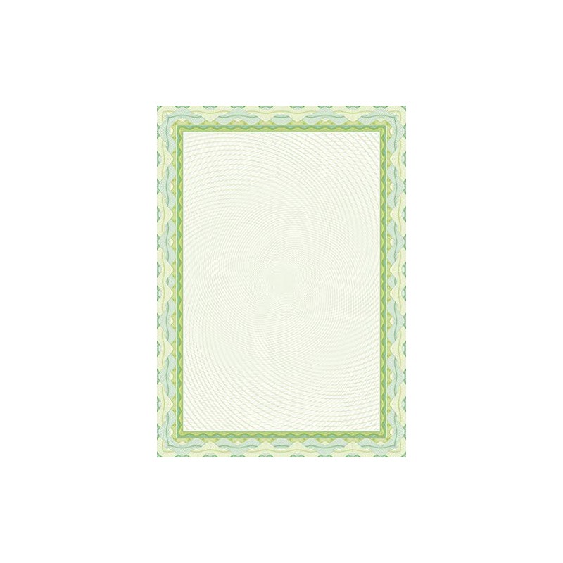 APLI osd4020 Box of 25 Diplomas Spiral 115 g Green