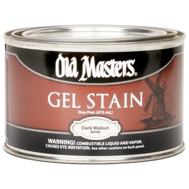 Old Masters, Dark Walnut 80708 Gel Stain Pint, 16 Fl Oz