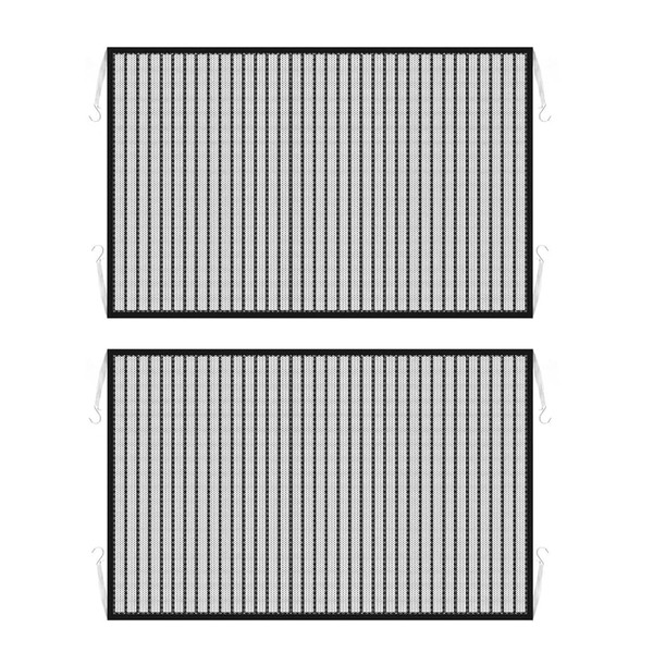 leechio 2 PCS Car Forward Grill Mesh, 41.33In x 31.49In