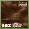 Clairol Natural Instincts Demi-Permanent Hair Dye, 6BZ Light Caramel Brown