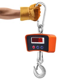 Bonvoisin Crane Scale 2200lbs/1000kg, Digital Hanging Scale Readability 0.44 lbs/0.2kg, Rechargeable Hook Scale for Farm, Big Game Scale Hoist Scale with 3 Weight Units