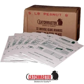 Catchmaster 72 Catchmaster Mouse Glue Board Traps Peanut Butter Mice Insects Spiders etc....
