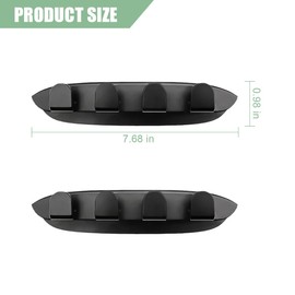 Zpana Car Seat Back Hooks, 2PCS Vehicle Headrest Organizer Hanger for Purses Bags Backpack, Multifunctional Auto Interior Accessories, Compatible with Model 3/Y 2024 2023 2022 2021