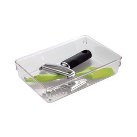 InterDesign 2 in. H x 6 in. W x 9 in. L Clear Plastic Drawer Organizer