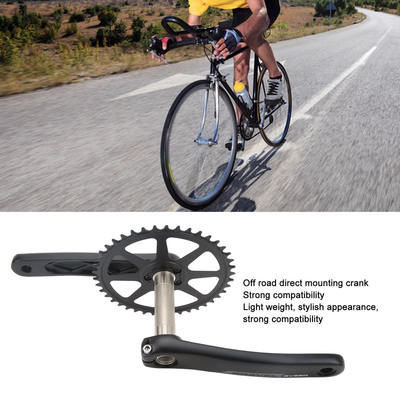 Road Bike Crankset Hollow Integrated Bike Crank Arm Set Off