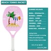 INSUM Beach Tennis Racket Paddle EVA Soft Carbon Fiber Sand