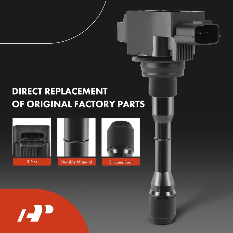 A-Premium Set of 6 Ignition Coil Pack and Iridium Spark