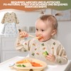 Baby Bibs with Sleeves, 2 Pieces Bibs for Weaning with