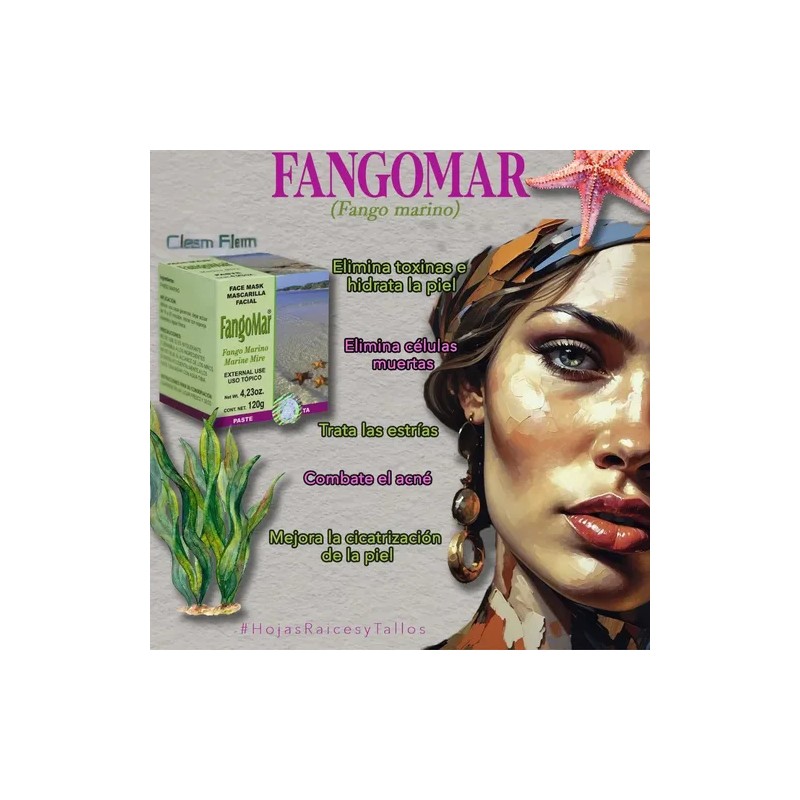 Mascarilla Fango Marino Estrías Flacidez Piel Revitalizada