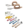 Rinaty Baby Spoons, Set of 4, Baby Spoons, Intuitively Holds