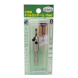 Onishi Kogyo Hexagonal Shaft Drill Cutter (NO.23) NO23-105X040 (Metal/Metal)