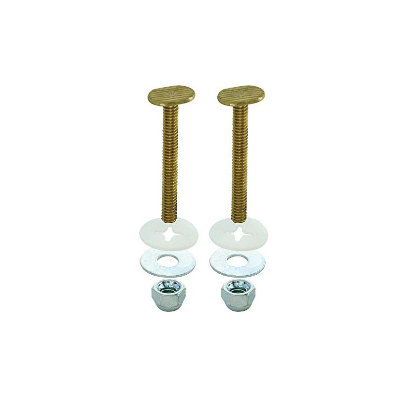 EZ-FLO 40018 Closet Bolt Set, 5/16 inch x 2-1/4 inch,