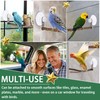 2 Pcs Natural Bird Perch Stand with Suction Cup Window