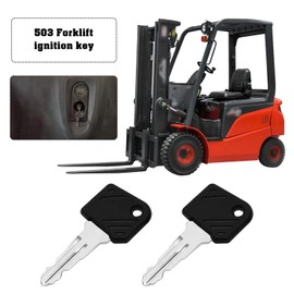 VGOL Pack of 5 503 Forklift Ignition Key Ignition Starter Key Compatible with Linde Compatible with Jungheinrich Forklift Ignition Key Replacement