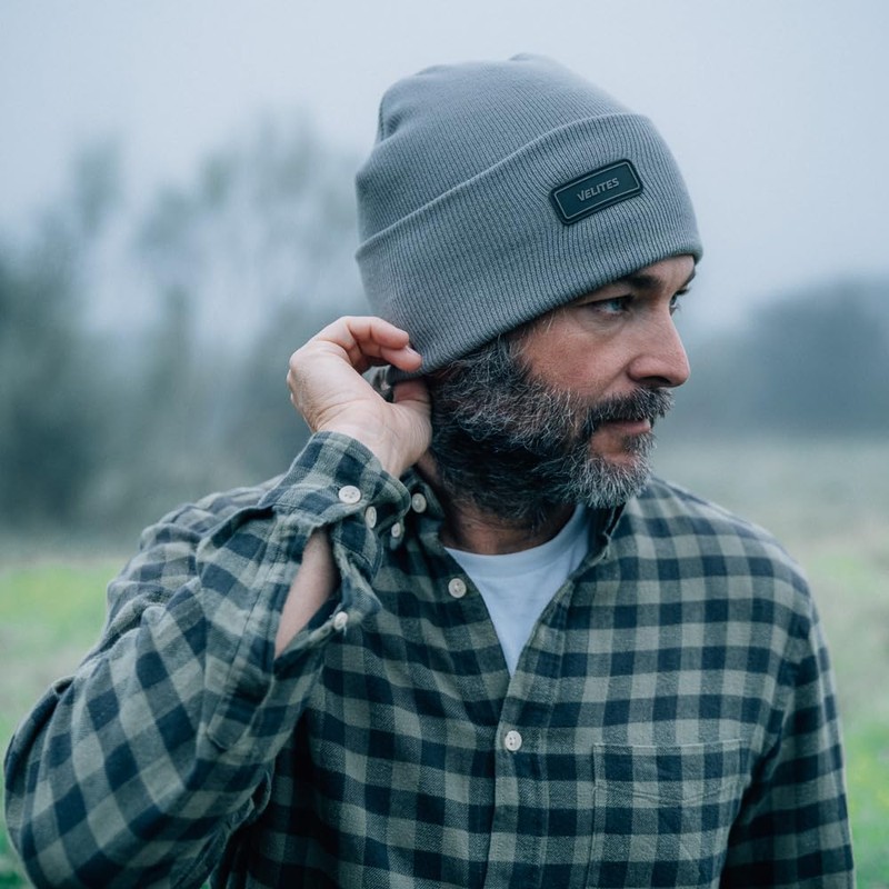 Velites 100% Acrylic Hat, grey, L