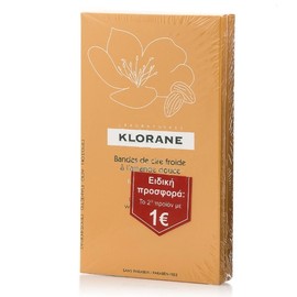 Klorane Bandes De Cire Froide a L'amande Jambes, Cooling Hair Removal Films 2Χ6τμχ 2ο Product -1 Euro