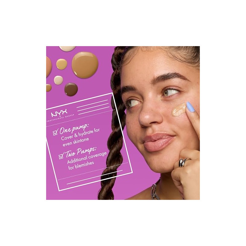NYX Professional Makeup Bare With Me Concealer Serum 24H Medium