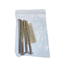 Rubigo M6 Bolts, M6 x 70mm Hex Socket Button Head Machine Bolts - DIN 933 Standard A2 304 Stainless Steel Hex Socket Cap Screws, Fully Threaded for Industrial,Indoor,Outdoor Use, Pack of 4