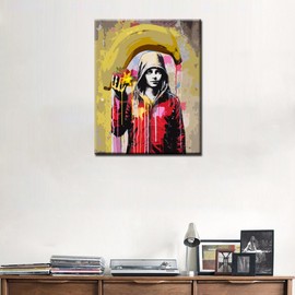 Tucocoo Banksy Pop Art Paint by Numbers Kits 40 x 50 cm Canvas DIY Digital Oil Painting for Adults with Brushes and Acrylic Pigment, Banana Boy Funny Picture for Home Decor Gift (without Frame)