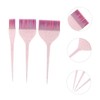 Minkissy Hair Applicator Brush Kit 3pcs Styling Combs with Glitter