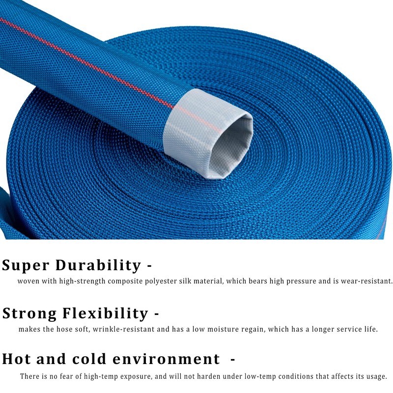 Pool Backwash Hose 2-1/2” × 65 ft Heavy Duty PVC