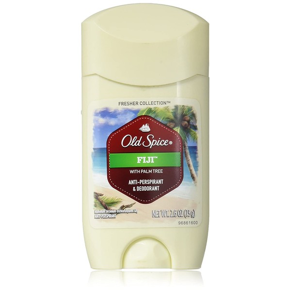 Old Spice Fresh Collection Invisible Solid Antiperspirant/Deodorant, Fiji - 2.6 oz