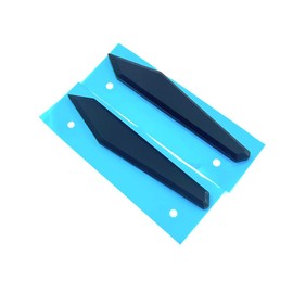 Gintai Gummifüße für Laptop XMG APEX 17 XAP17L23 XAP17M23, rutschfeste Füße für Laptop, Unterseite aus Gummi, 2 Stück, Farbe schwarz, dick)