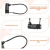 4 Digit Combination Padlock Outdoor Waterproof Steel Cable Code Padlocks
