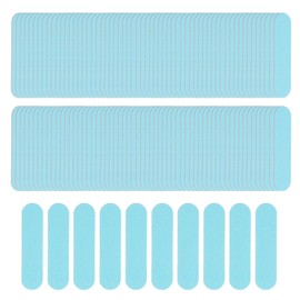 HARFINGTON 100pcs Mini Nail File Bulk, 180/240 Grit Disposable Double Sided Nail Files Emery Boards Professional Manicure Tools for Home Salon Nail Smoothing, Blue