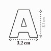 Smoby - 48 Lettere Magnetiche - Rosso e Verde -