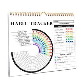 Lamare Habit Tracker Calendar – Premium Daily Habit Tracker Journal and Goal Board, Workout Motivation & Productivity Tool
