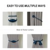 Contoeey Magnetic Curtain Tiebacks 2 Pack Outdoor Rope Curtain Tie