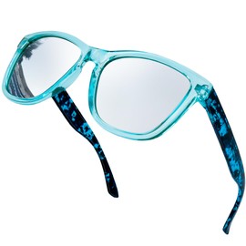 KANASTAL Polarized Sunglasses Women Men Retro Classic Square Sun Glasses with UV400 Protection Fashion Coloured Frame Mirrored Lens Shades